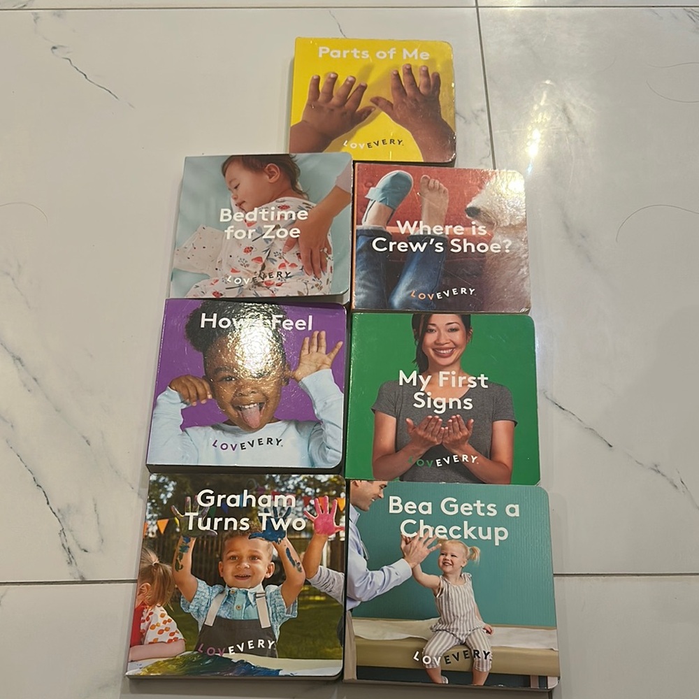 Lovevery Kids Board Book Set - Multicolor